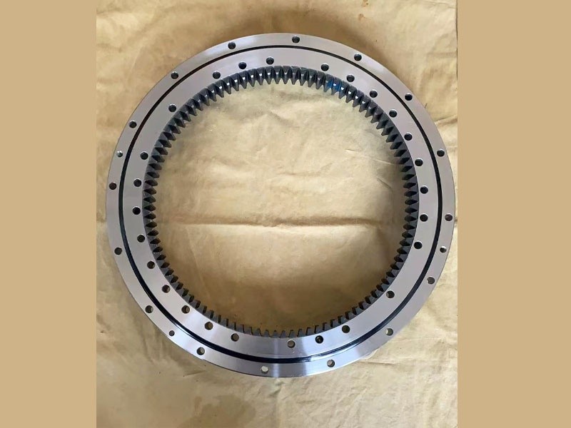 Long life excavator slewing bearing