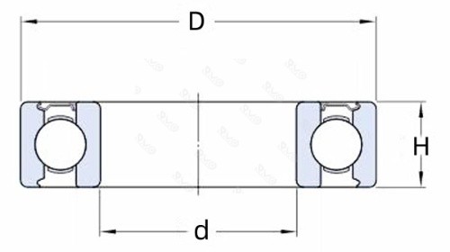 6807 bearing drawing