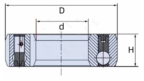 CSK-PP series bearing drawing