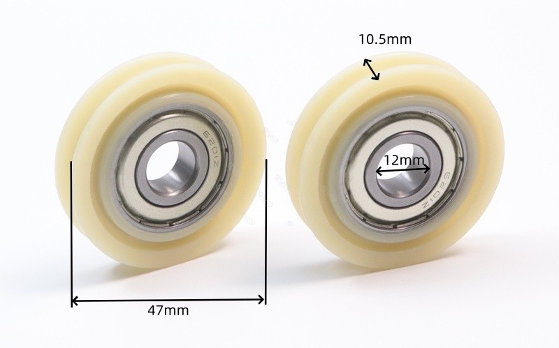6201ZZ U Groove Bearing Wheels