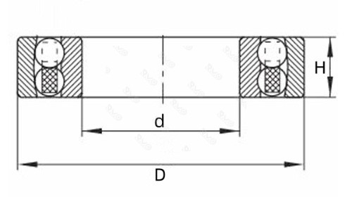1026/126 ball bearing drawing