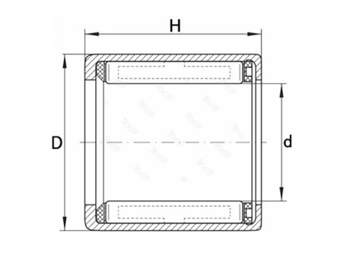 HF Series Needle Roller Drawings
