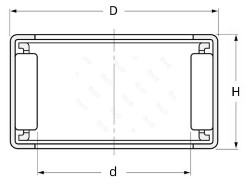 HMK Series Needle Roller Drawings