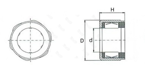 EWC Series Needle Roller Drawings