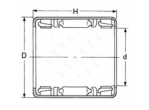 FCB Series Needle Roller Drawings