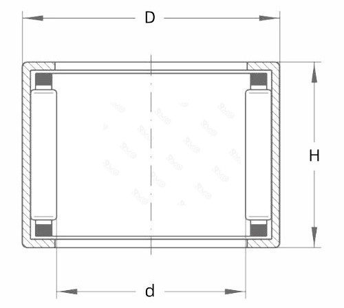HK Series Needle Roller Drawings