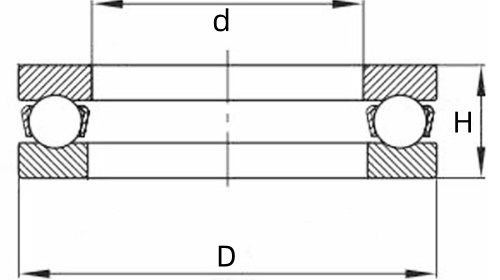 512 series bearing drawing
