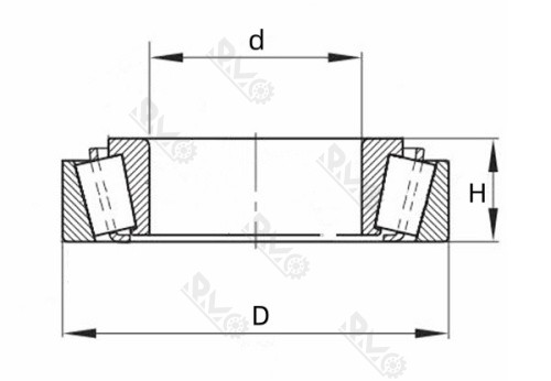 Tapered Roller Bearing Drawing