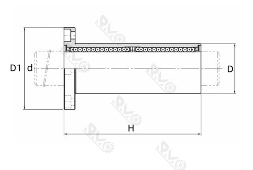 LMF...L type linear bearing drawing