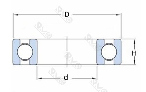 63/28 Ball Bearing Drawing 63/28 Ball Bearing Drawing