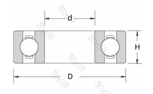 R188 Bearing Drawing R188 Bearing Drawing